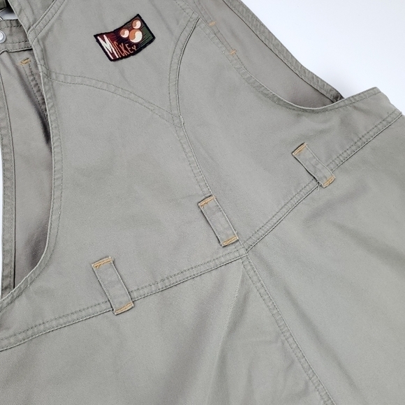 Mickey Unltd Girls Tan Multi Pocket Overall Sz XL - Picture 10 of 11